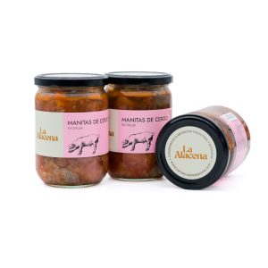 Manitas de cerdo en salsa