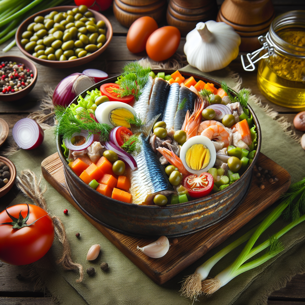 Conservas para preparar platos tradicionales de cuaresma en un plato delicioso