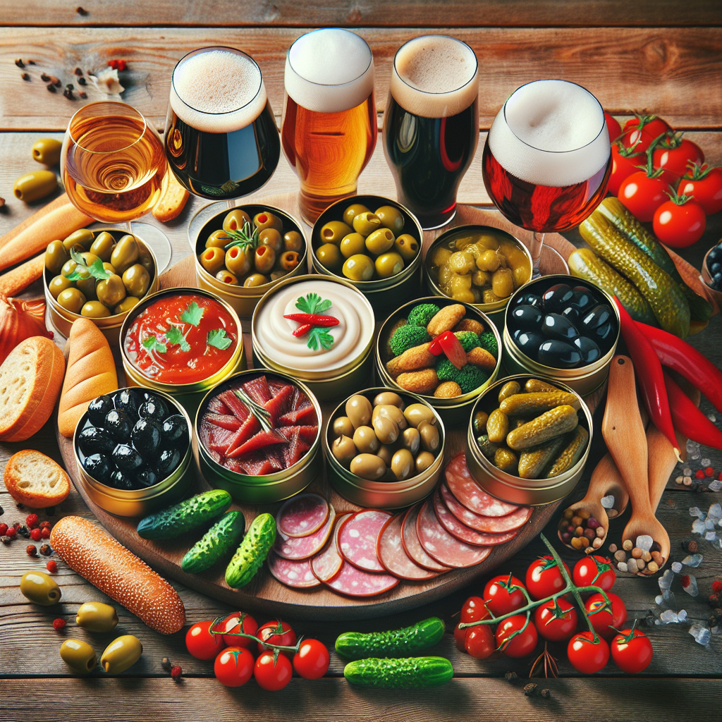 Maridaje de conservas con vinos y cervezas